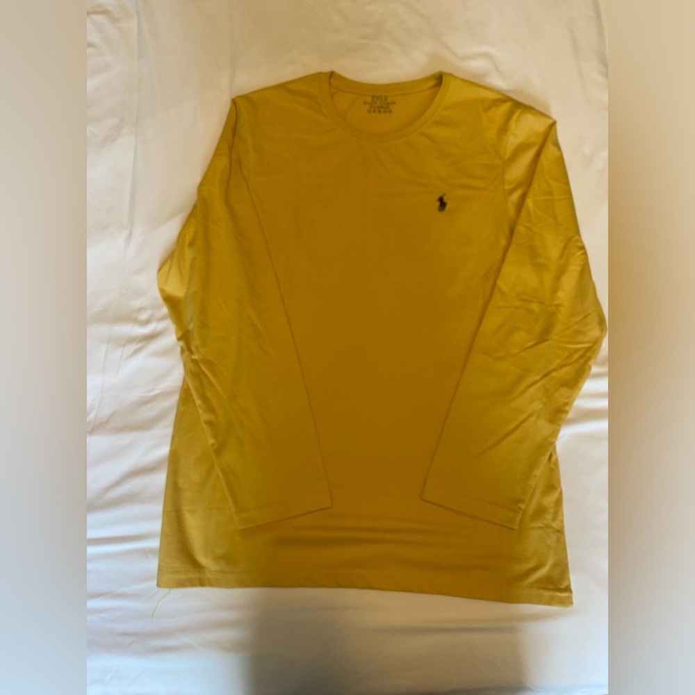 Polo by Ralph Lauren Yellow Long Sleeve Tee